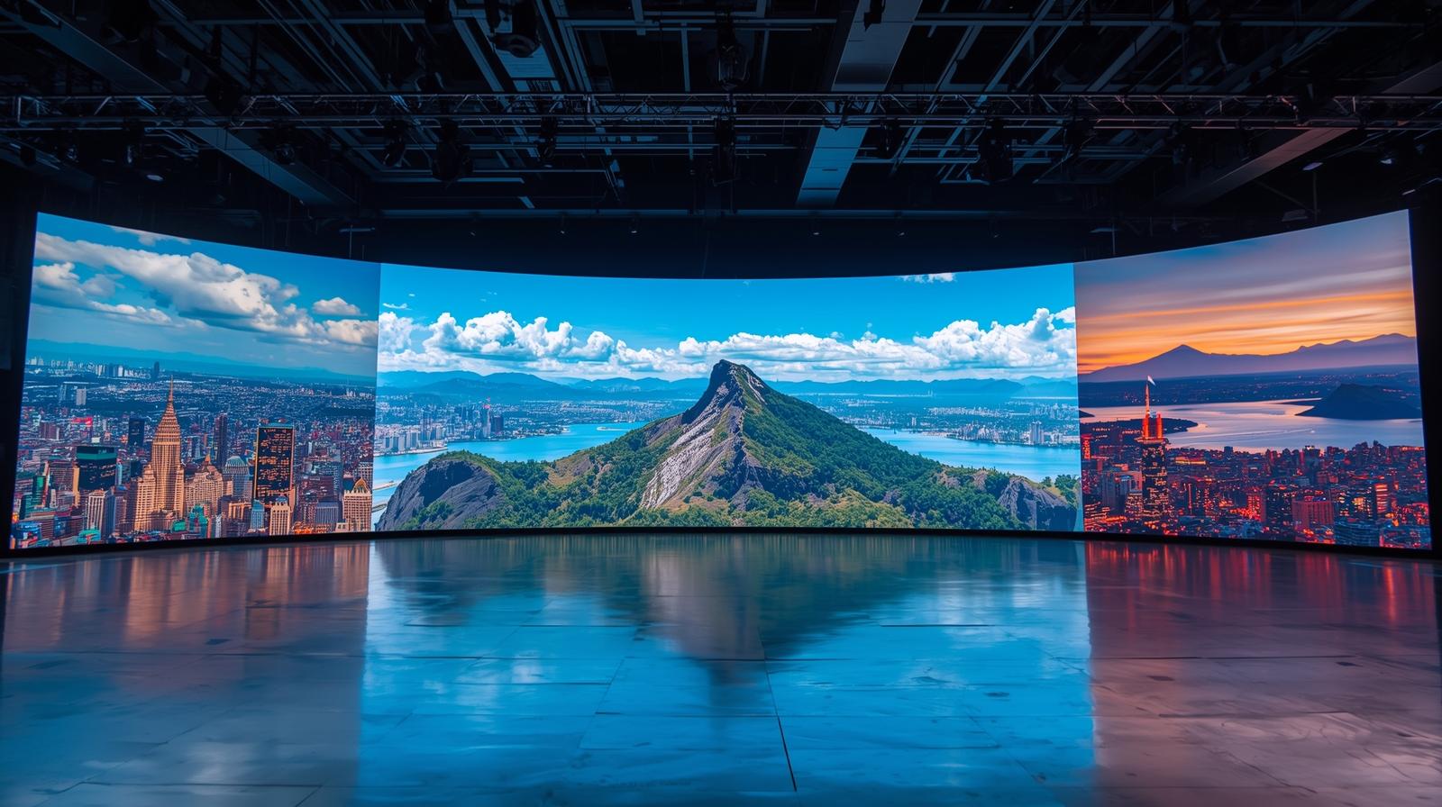 Winding road through a mountain pass